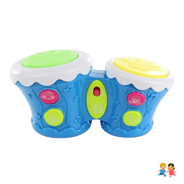 Juguete Tambor Batería Bebe Luces Y Sonidos Didáctico