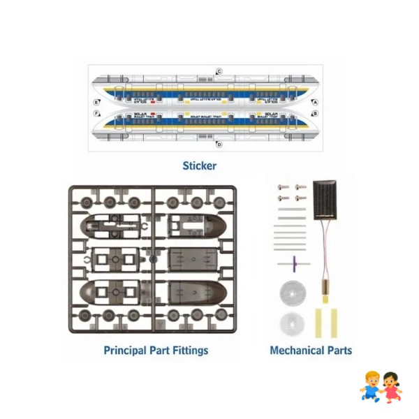 Tren Solar Armable Ensamblable Energía Solar