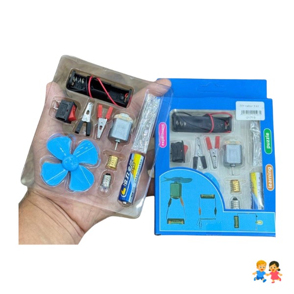 Set Circuito Eléctrico Escolar Didáctico Manualidad Ciencias