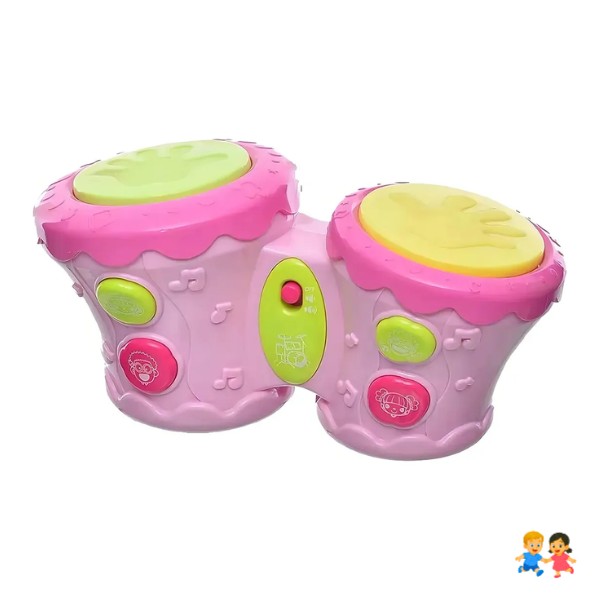 Juguete Tambor Batería Bebe Luces Y Sonidos Didáctico
