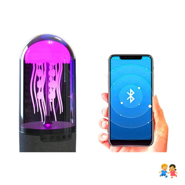 Lámpara Medusa LED Bluetooth Pantalla Colorida
