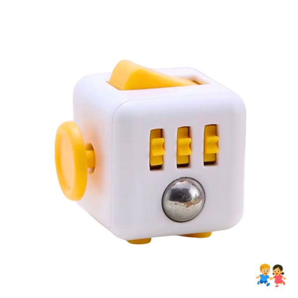 Juguete Antiestrés Sensorial Cubo 6 Funciones