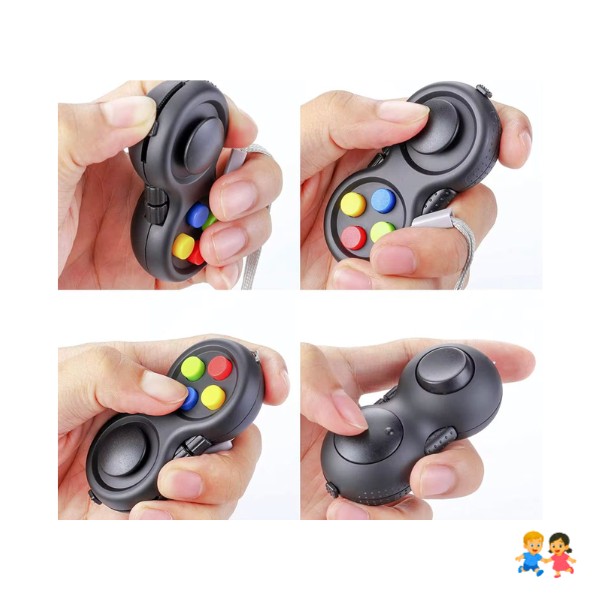 Juego Sensorial Multifuncional Antiestrés Con Botones