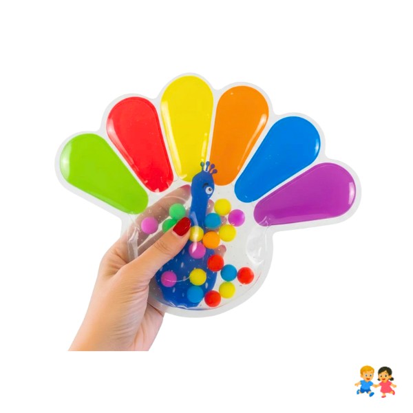 Bolsa Sensorial De Gel Para Motricidad Fina Y Colores