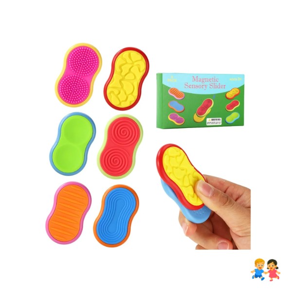 Set De Piedras Sensoriales Magnéticas Con Textura