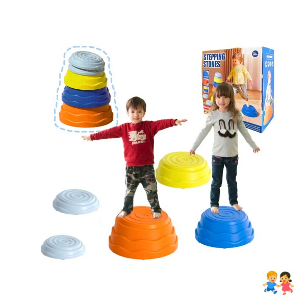 Piedras De Equilibrio Antideslizantes Para Niños 7 Piezas
