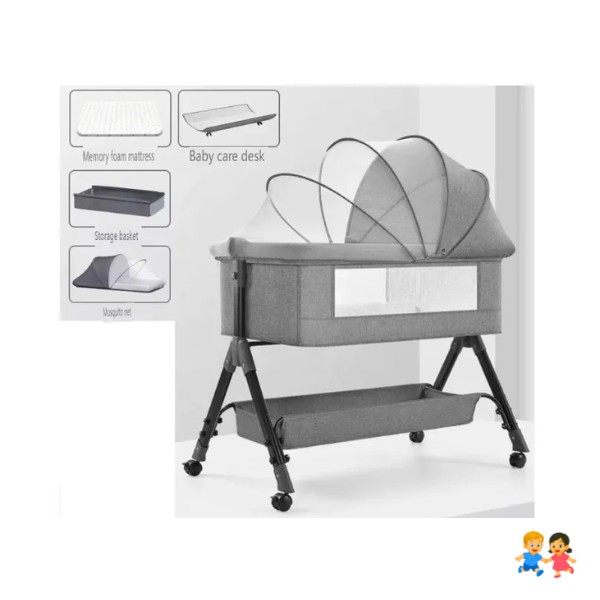 Cuna Colecho para Bebé con Mosquitero y Colchón