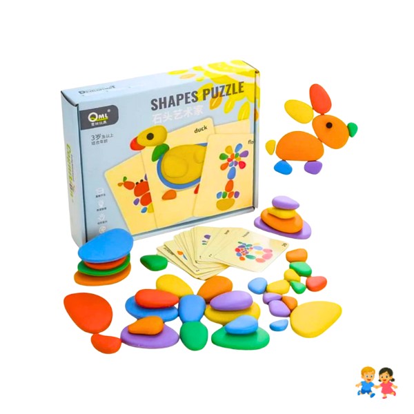 Juguete Didáctico Piedras De Colores Infantil