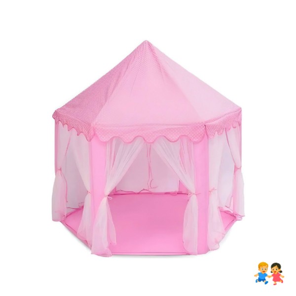 Carpa De Juego Infantil Castillo Rosa Para Niñas