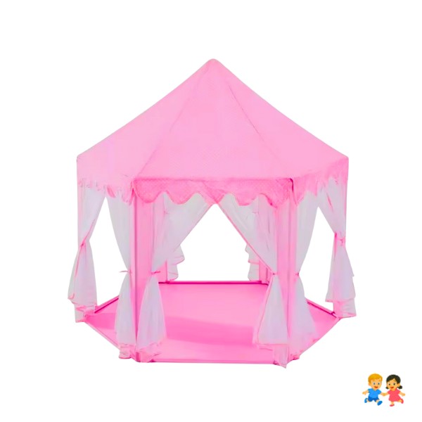 Carpa De Juego Infantil Castillo Rosa Para Niñas