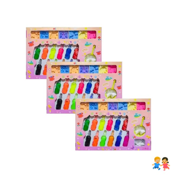Kit De Juguetes De Gel De Agua Mágico 12 Colores