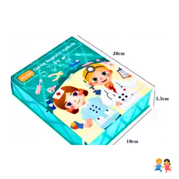 Juego De Roles Dentista Set Odontólogo Niños