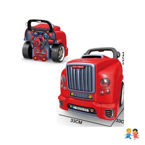 Juego De Mecánicos Camiones Niños Armables