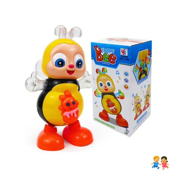 Juguete Abeja Bailarin Interactivo Musical Con Luces Abejita