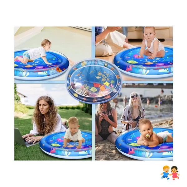 Alfombra Para Bebes Sensorial Estimulación Temprana redonda