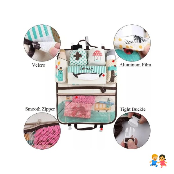 Organizador De Asiento Trasero Diseños Varios