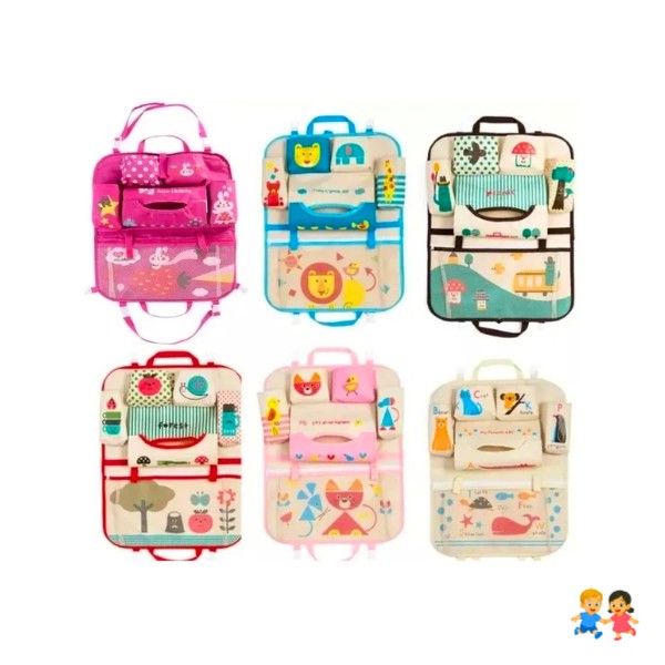 Organizador De Asiento Trasero Diseños Varios