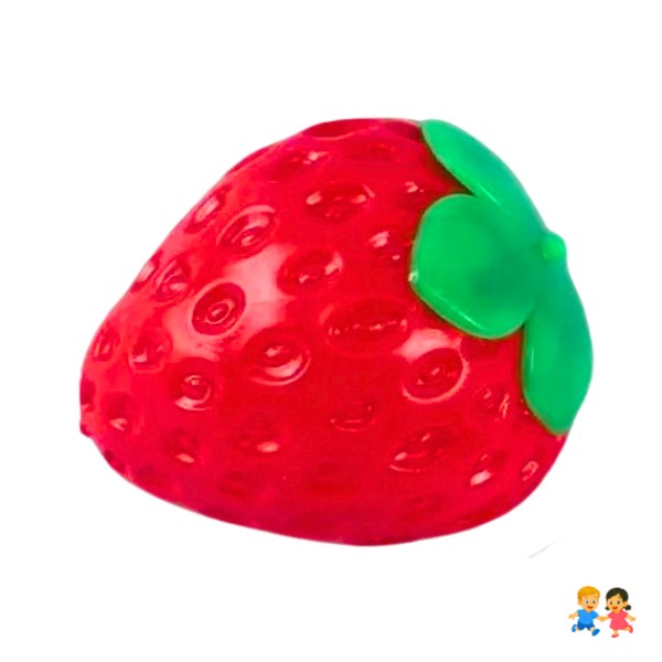 Squishy Frutilla Sensorial Antiestrés Fresa.