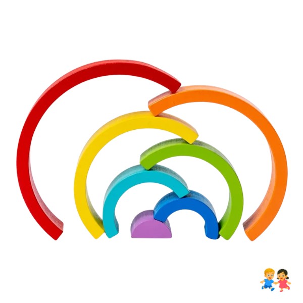 Juguete Apilable Madera Educativo Regalo Para Niños