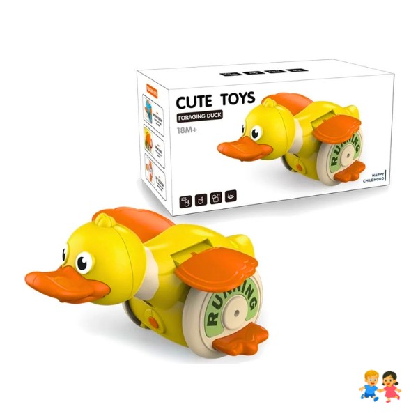 Juguete Musical Interactivo Pato para Bebé con Luces y Sonido