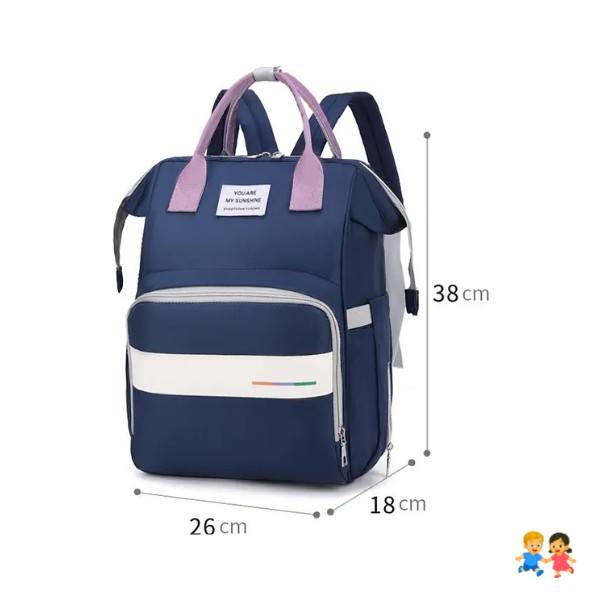 Mochila Maternal Impermeable Con Accesorios