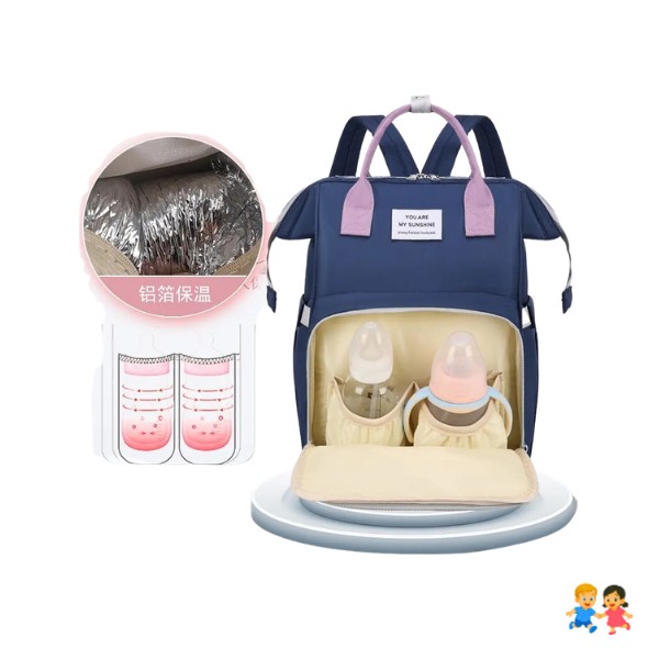 Mochila Maternal Impermeable Con Accesorios