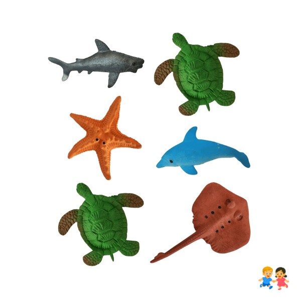 Set Animales Para El Agua Amigos Marinos crecencios