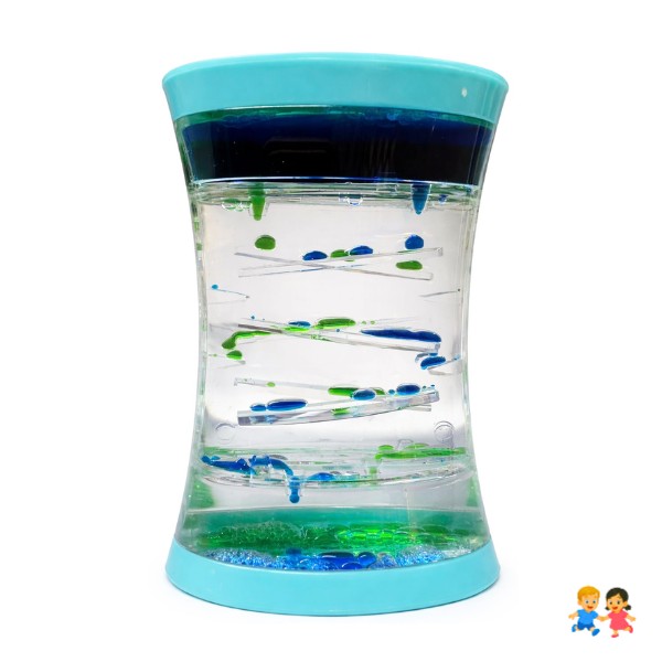 Reloj Arena De Aceite Goteo Movimiento Líquido Burbuja