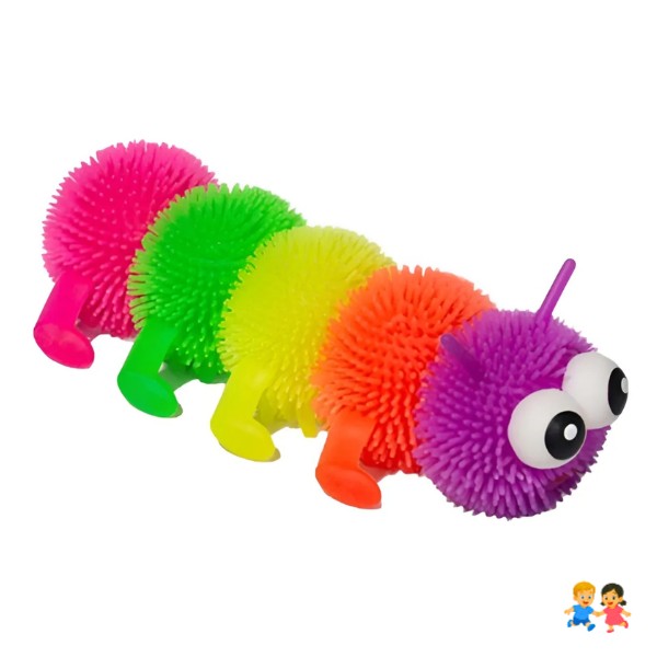 Juguetes Antiestrés Gusano Oruga Flexible