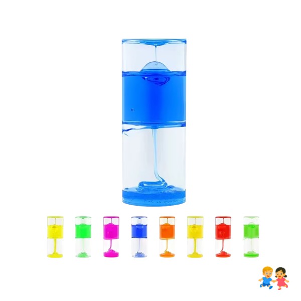 Reloj Juguete Sensorial Antiestrés Goteo Gel Tiempo