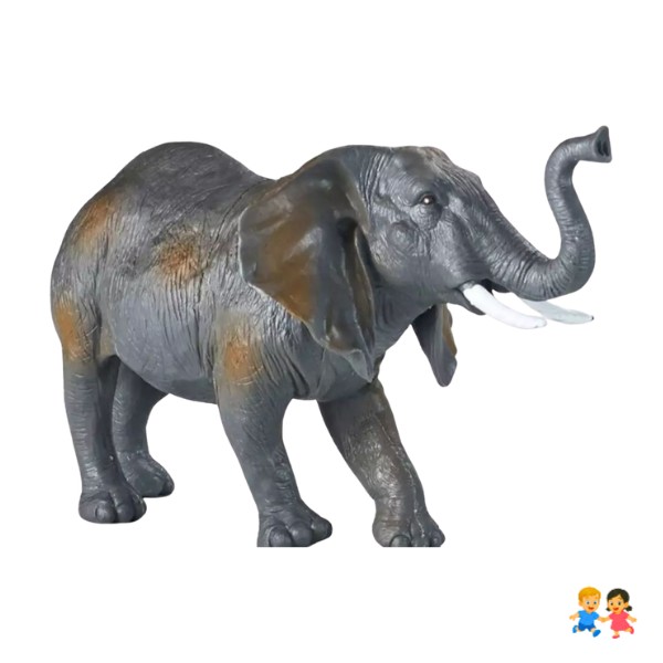 Figura elefante realista 14cm Animal Coleccionable
