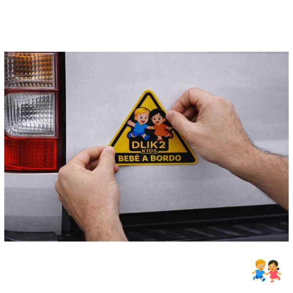 Señal Letrero De Bebé A Bordo Para Coches Auto Seguridad