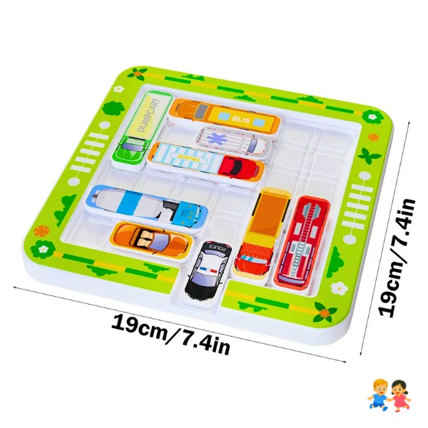 Rompecabeza Magnetico Juguete Didáctico Niños Autos