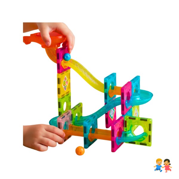 Bloques Magnéticos. Set De Imanes De 47 Pcs Multicolor