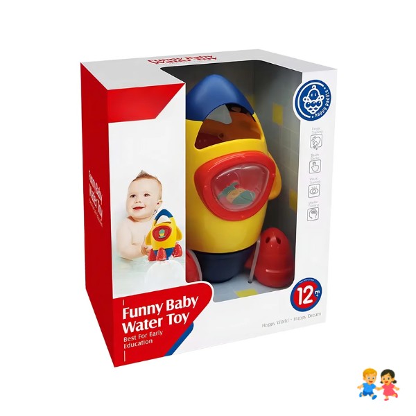 Cohete Cascada Juguete Acuático Agua Baño De Bebé