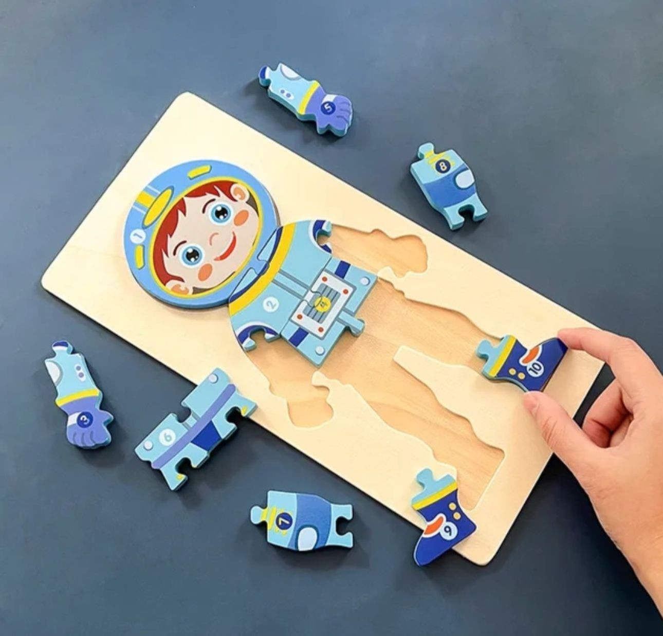 Rompecabezas 3d de madera para niños rol de profesiones