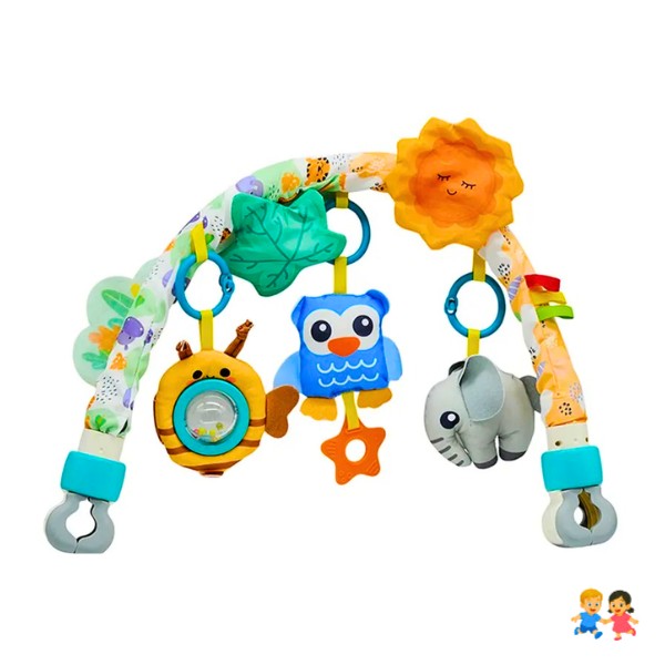 Arco Móvil Estimulación Bebé Bosque Sensorial