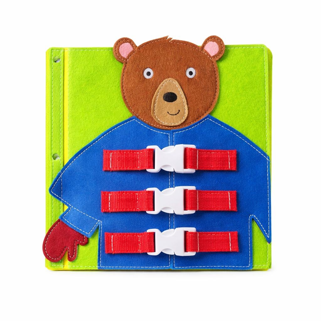 Juguete Didáctico Oso Motricidad Fina Sensorial Niños