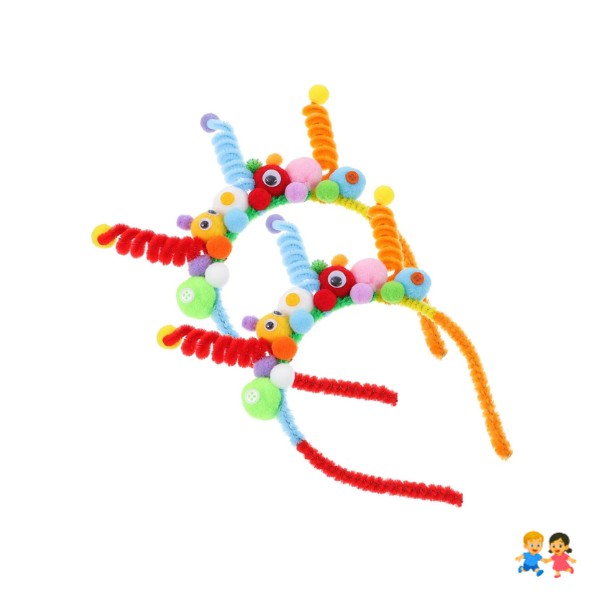 Kit Para Peinados Locos Niños Manualidades Escolar