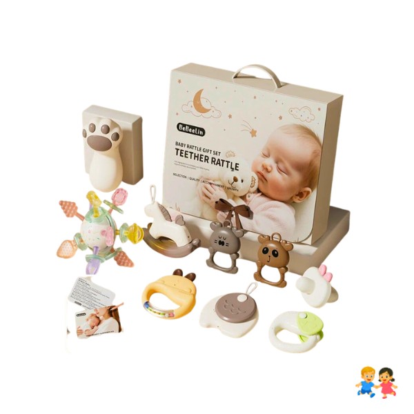 Kit Sensorial Bebé 0 a 3 Meses Estimulación Temprana box