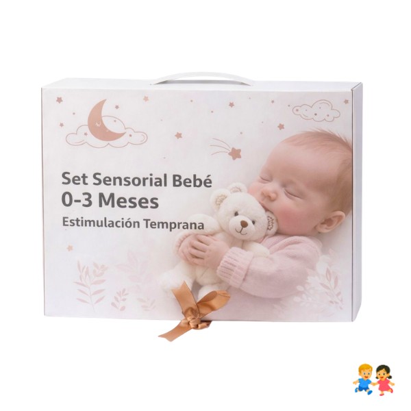 Kit Sensorial Bebé 0 a 3 Meses Estimulación Temprana box