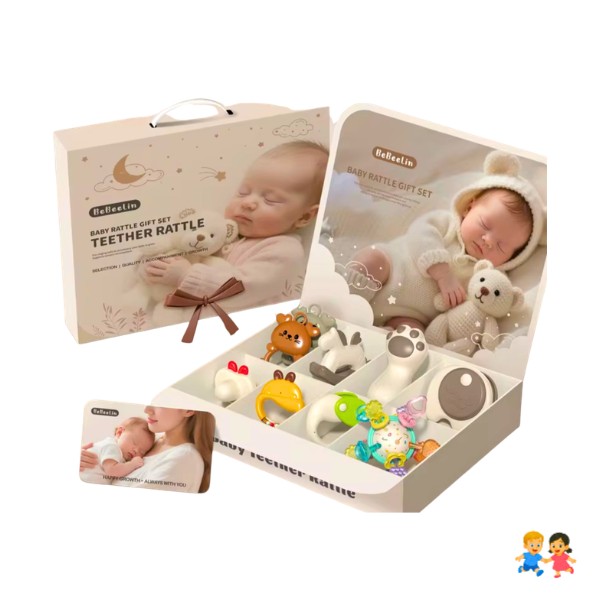 Kit Sensorial Bebé 0 a 3 Meses Estimulación Temprana box