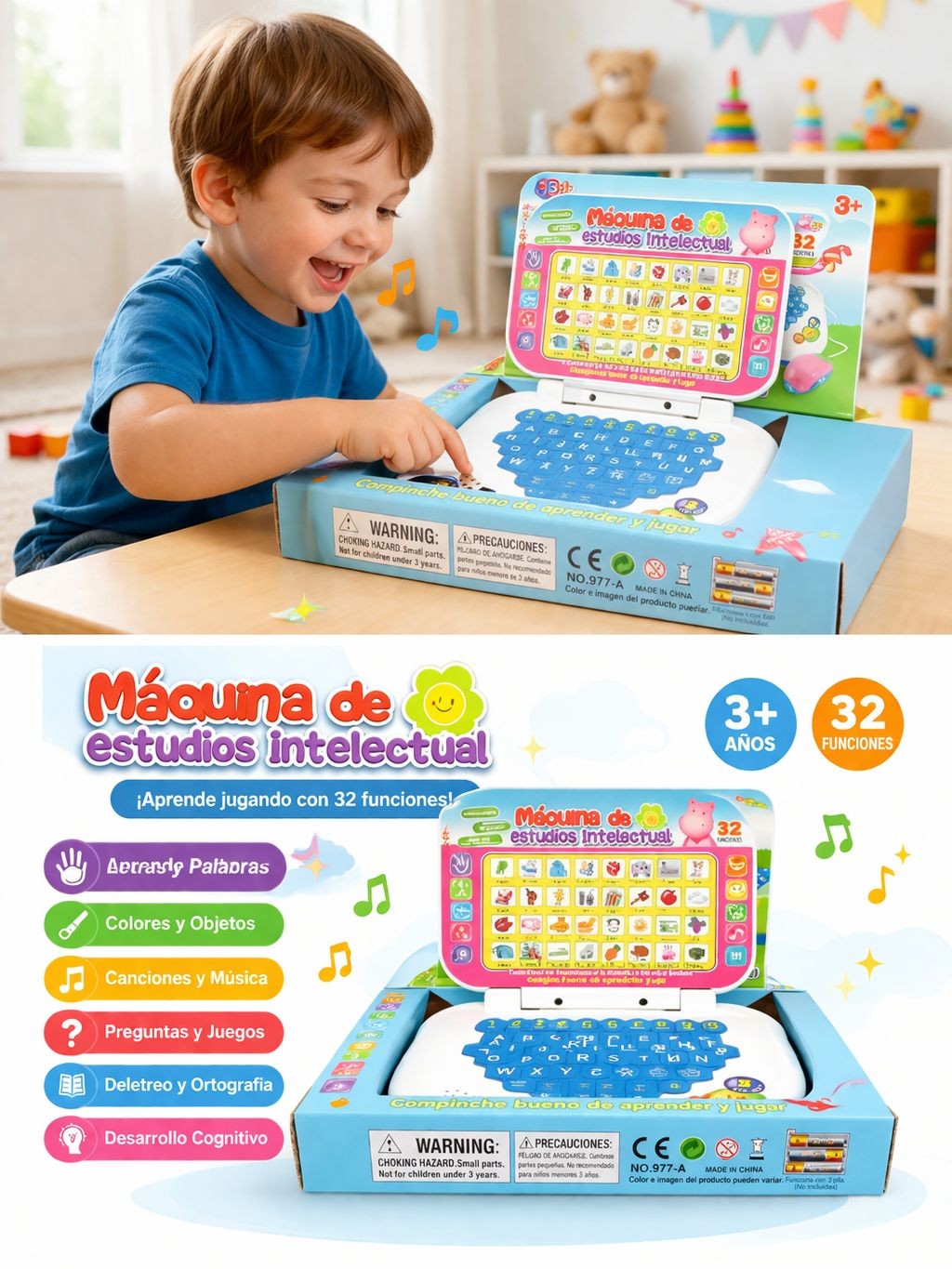 Computadora Didáctica Niños Aprende Jugando