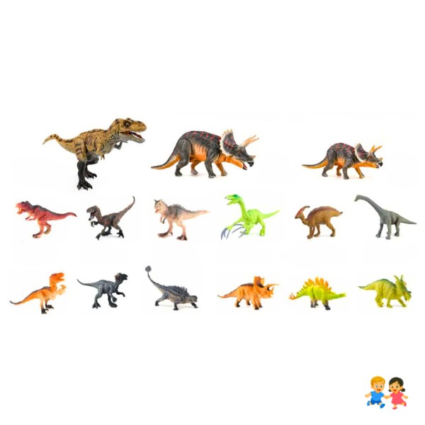 Juguete Dinosaurios 50 Piezas Set Infantil Educativo
