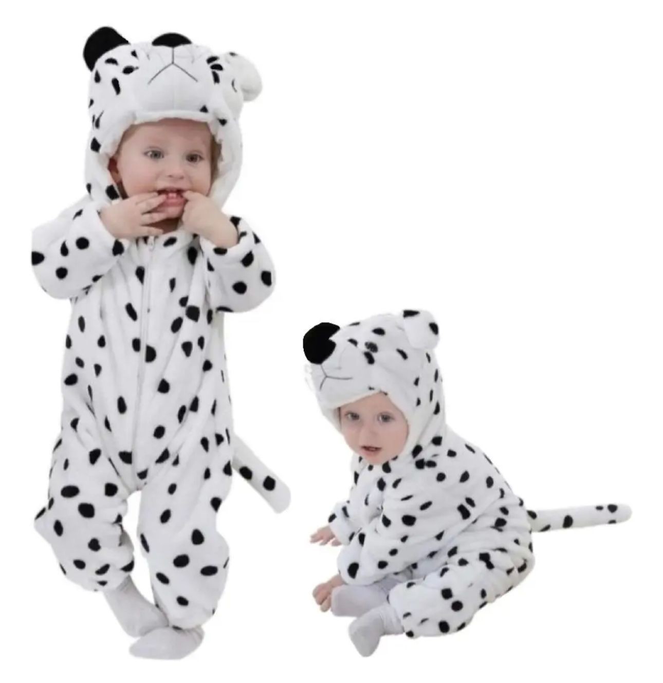 Pijama Y Disfraz Enterito Polar Bebés Animalitos