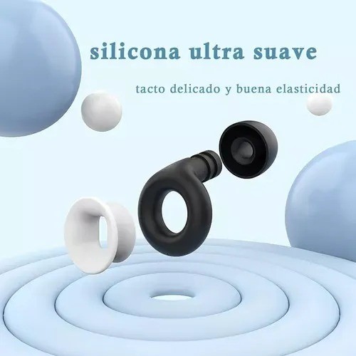 Reducción De Ruido Reutilizables / Tapones Oido Silicona