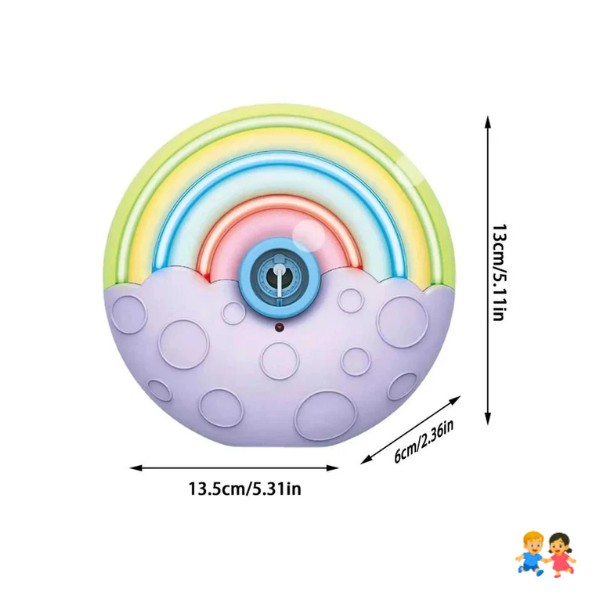 Maquina Expulsador De Burbujas Multicolor