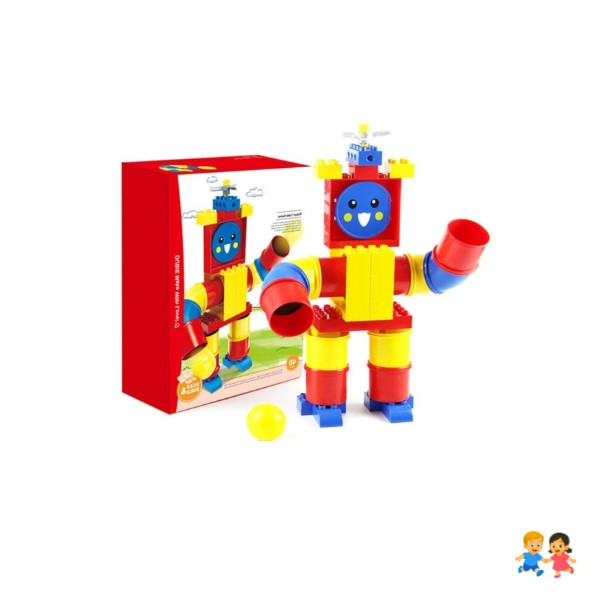 Robot Armable Juego de construcción Bloques Tuberías