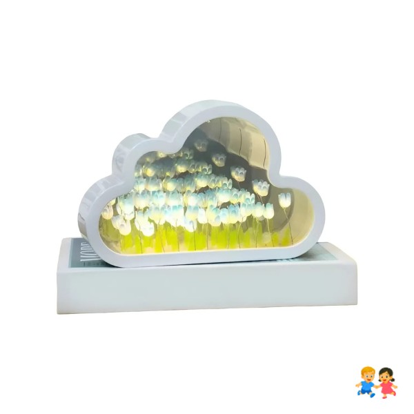 Tulipán Nube Lamparita Luces Decoración Hogar