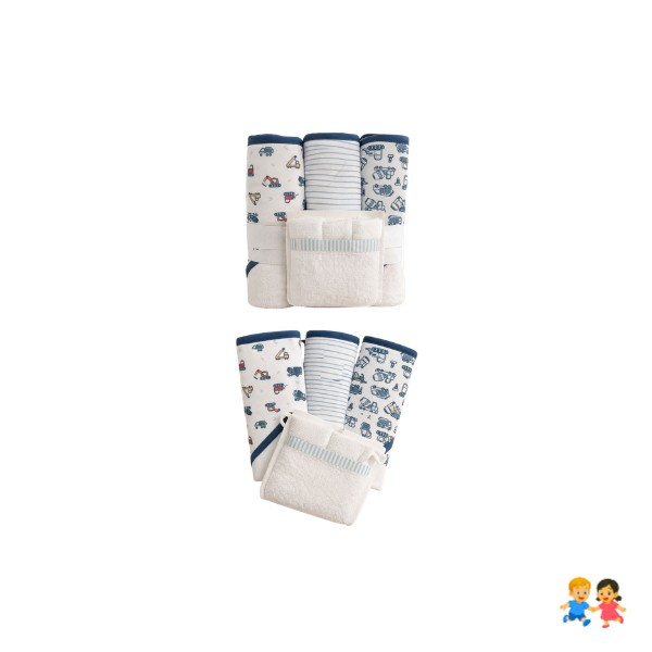 Toallas Baño Bebé 0-24 Meses Con Capucha Pack Microfibra Algodón